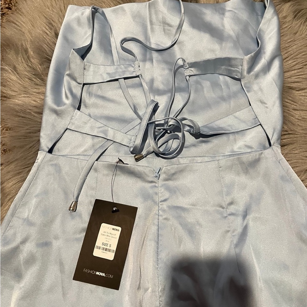 Fashion nova light blue dress